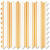 The British Stripe Co. Mary, Notting Hill No.1 - Roman Blind